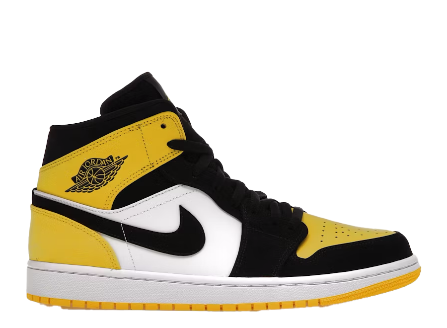 Jordan 1 Mid Yellow Toe Black (Pre-Owned)