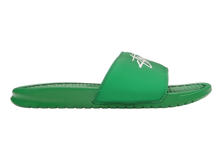 Nike Benassi Slide Stussy Pine Green Sail (Pre-Owned)