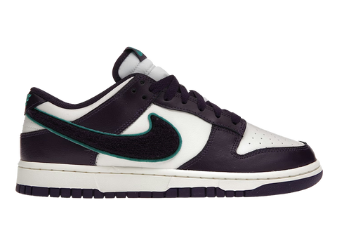 Nike Dunk Low Chenille Swoosh Sail Grand Purple (Pre-Owned)