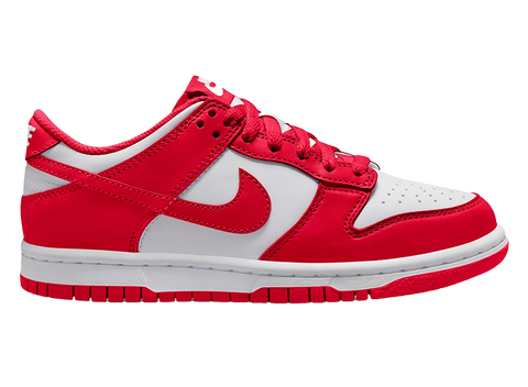 Nike Dunk Low White University Red (GS) (Pre-Owned)