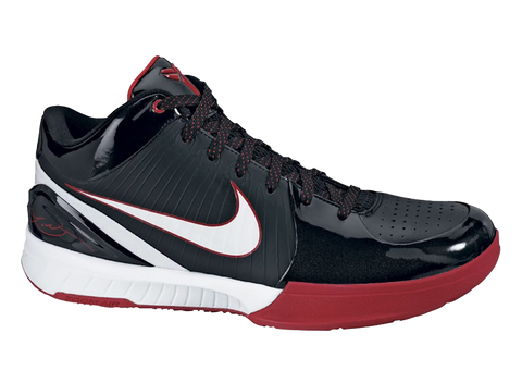 Nike Kobe 4 Black White Varsity Red