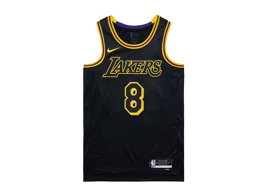 Nike Los Angeles Lakers Kobe Bryant Black Mamba City Edition Swingman Jersey Black/Gold