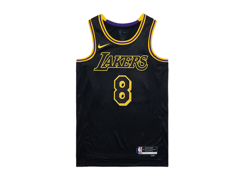Nike Los Angeles Lakers Kobe Bryant Black Mamba City Edition Swingman Jersey Black/Gold (Pre-Owned)