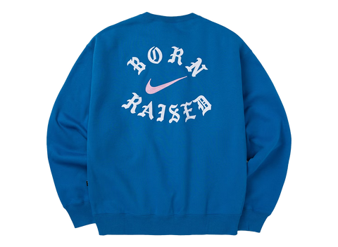 Nike SB Born x Raised Crewneck Sweatshirt Blue (Pre-Owned)