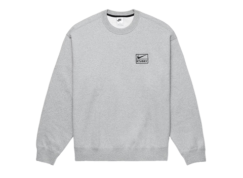 Nike x Stussy Crew Fleece Grey (Pre-Owned)