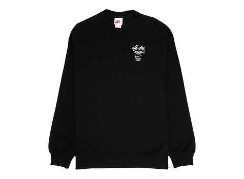 Nike x Stussy International Crewneck Sweatshirt Black (Pre-Owned)