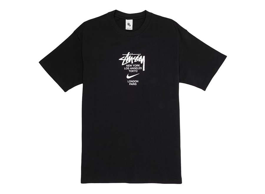 Nike x Stussy International T-shirt Black (Pre-Owned)