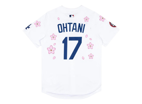Nike x Takashi Murakami x MLB World Tour Tokyo Series 2025 Dodgers Ohtani Jersey White