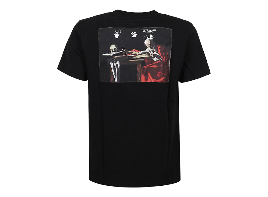 Off-White Drowning Man Logo Carvaggio Saint Jerome T-Shirt (Pre-Owned)
