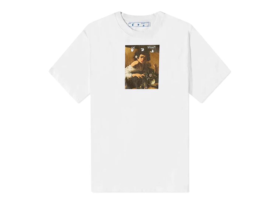 Off-White Caravaggio Boy Skate T-Shirt White (Pre-Owned)