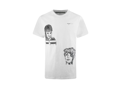 Off-White Embroidered Little Girl T-Shirt (Pre-Owned)