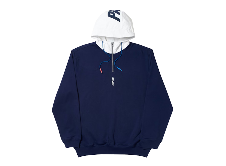 Palace Twill 1/4 Hood Navy (Pre-Owned)