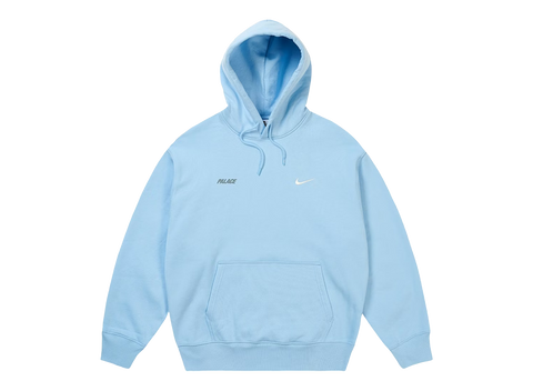 Palace x Nike Font Swoosh Hoodie Sky Blue (Pre-Owned)