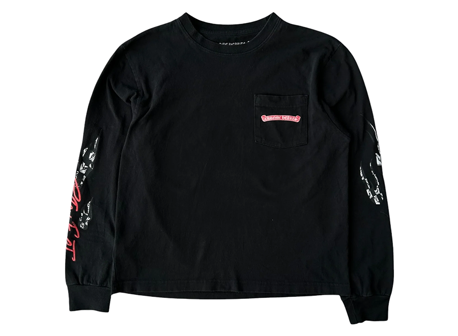 Chrome Hearts Matty Boy Black Stay Fast Longsleeve T-Shirt