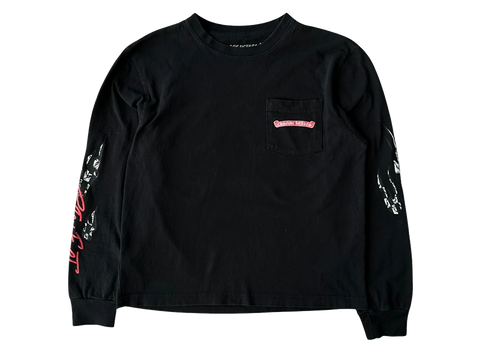 Chrome Hearts Matty Boy Black Stay Fast Longsleeve T-Shirt (Pre-Owned)