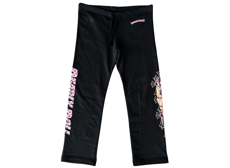 Chrome Hearts Deadly Doll Sweatpants Black & Pink (Pre-Owned)