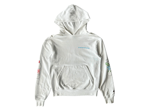 Chrome Hearts Matty Boy White Retro-Cycle Hoodie (Pre-Owned)