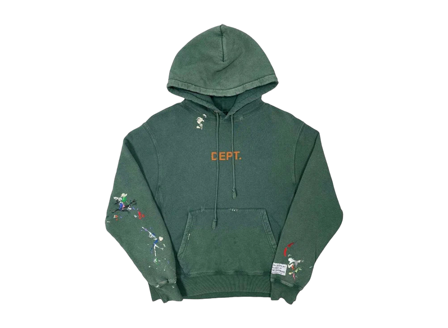 Gallery Dept. Center Logo Hoodie Green