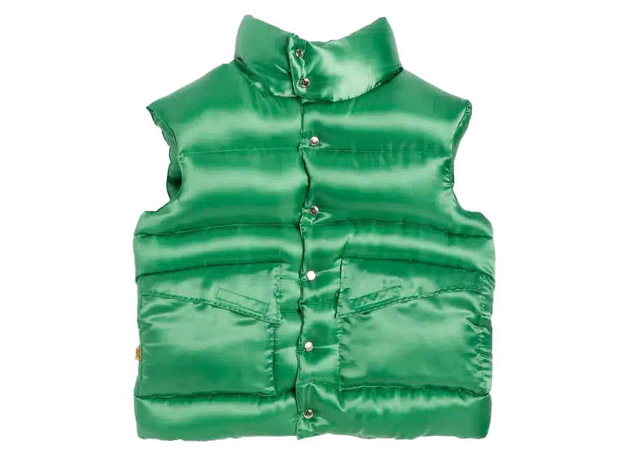 Gallery Dept. Satin Puffer Vest Green (Pre-Owned)