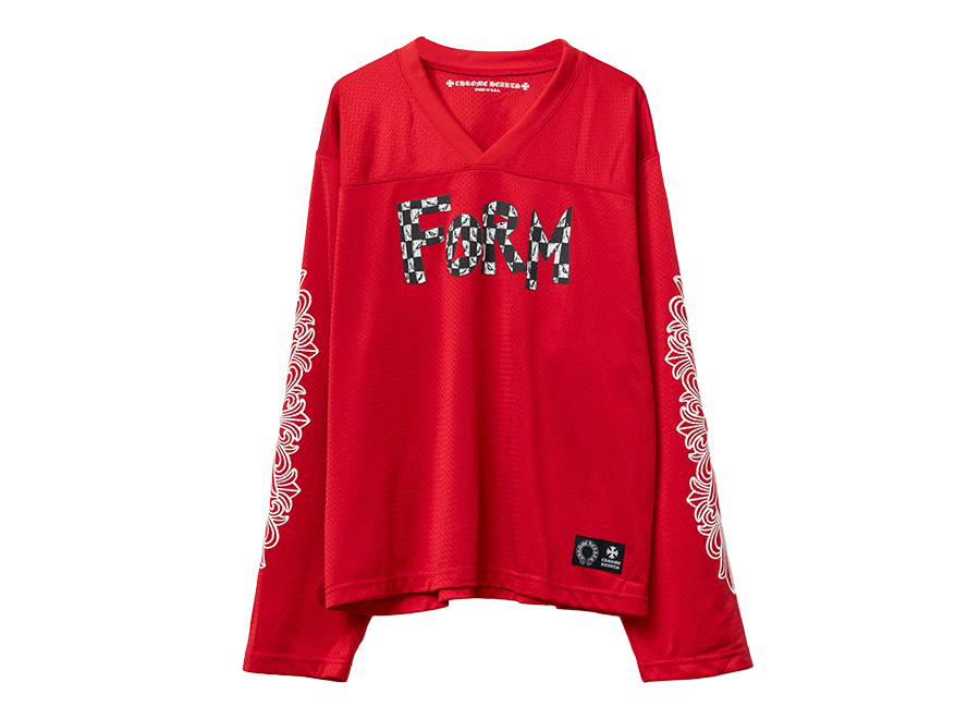 Chrome Hearts Matty Boy Form Team Mesh Stadium Long Sleeve Jersey