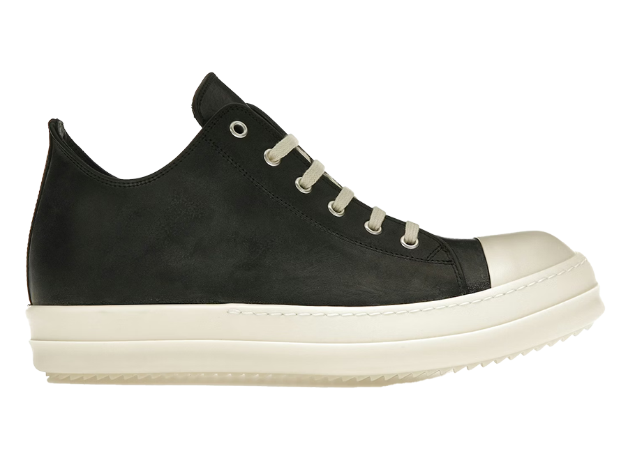 Rick Owens Lido Low Sneaks Black Milk (Pre-Owned)