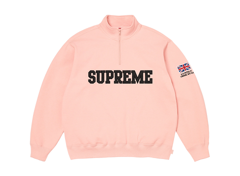 Supreme Shop Half Zip Pull Over Light Pink London (Pre-Owned)