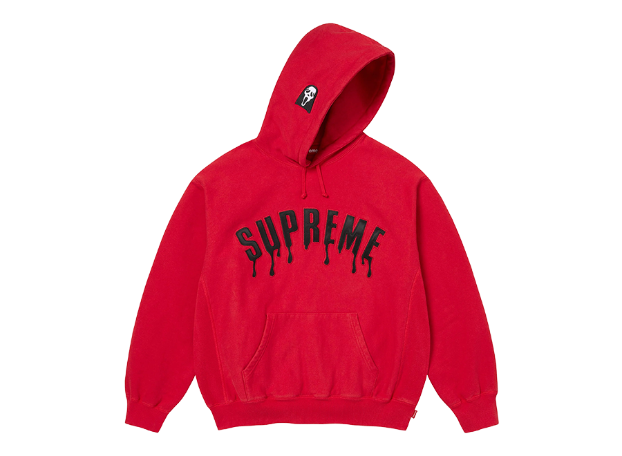 Supreme Ghostface Arc Hooded Sweatshirt Red