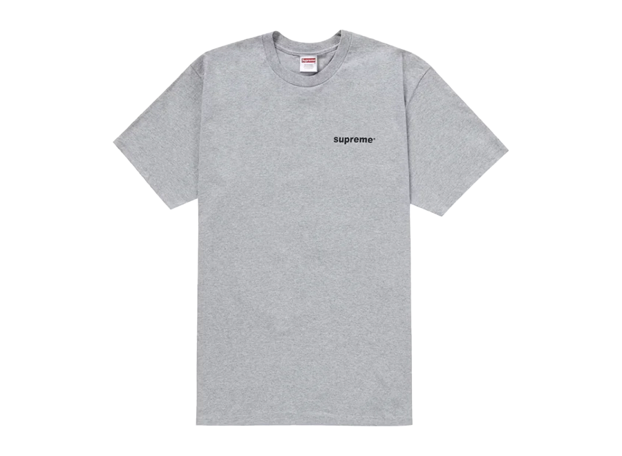 Supreme Fuck Money Tee Shirt Grey