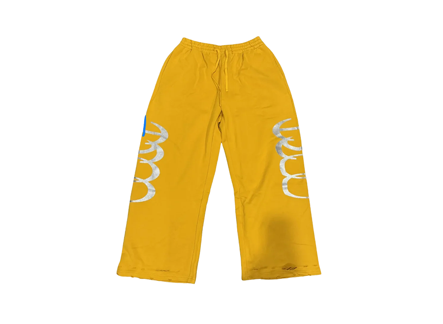 HMDD Galaxy Radar Sweatpants Yellow (Pre-Owned)