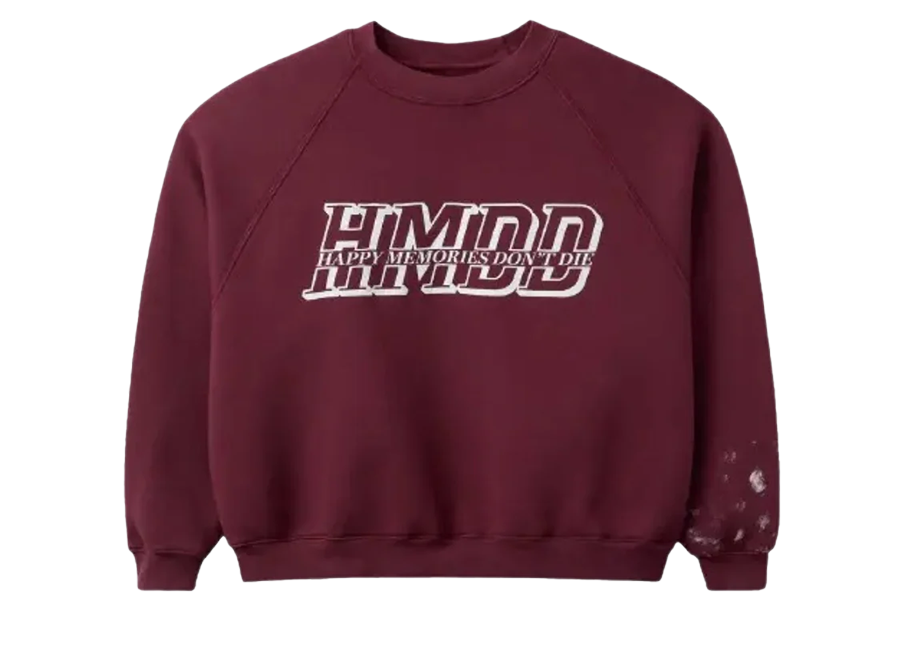 HMDD Cub Crewneck Burgandy
