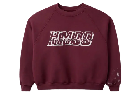 HMDD Cub Crewneck Burgandy