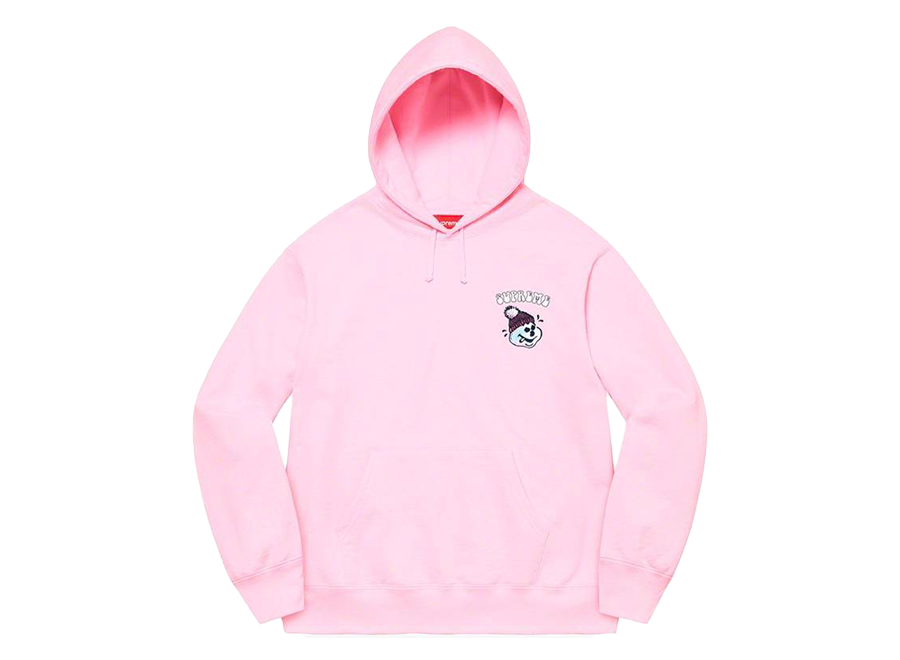 Supreme Snowman Hooded Sweatshirt Light Pink (Pre-Owned)