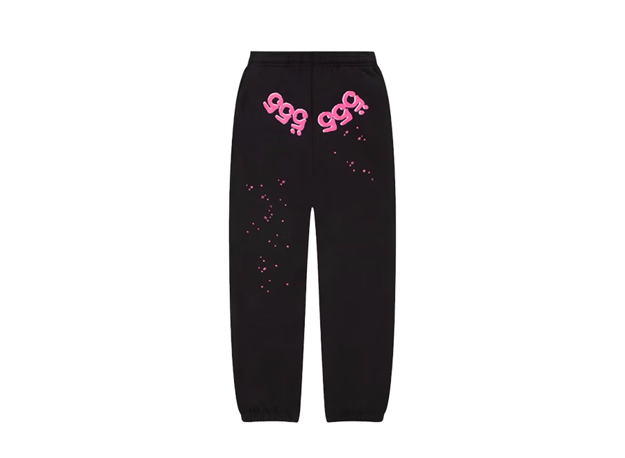 Sp5der Angel Number Sweatpant Black