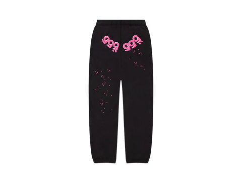 Sp5der Angel Number Sweatpant Black
