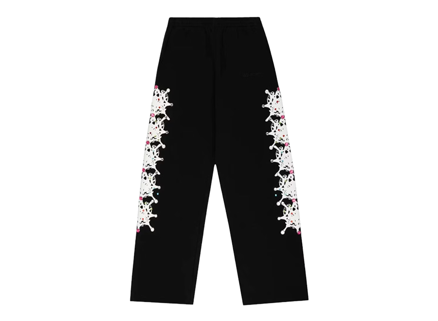 Sp5der Stone Sweatpant Black
