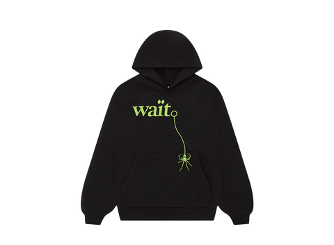 Sp5der Wait Black Hoodie