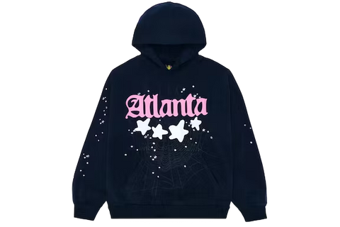 Sp5der Atlanta Hoodie Navy
