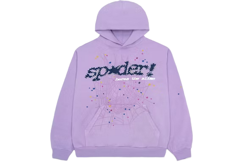 Sp5der Hoodie Acai Purple