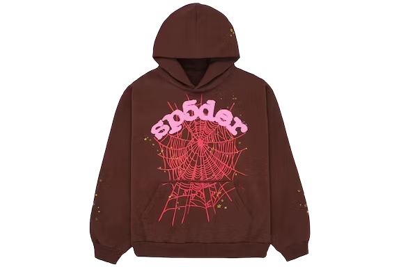 Sp5der Web Hoodie Brown