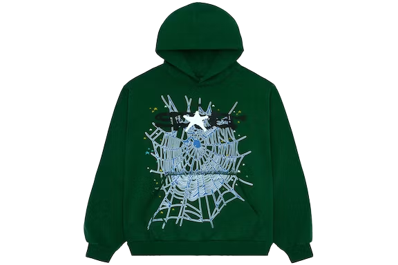 Sp5der Web Hoodie Hunter Green