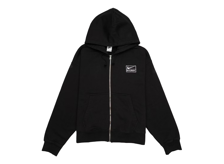 Nike x Stussy Zip Hoodie Black (Pre-Owned)
