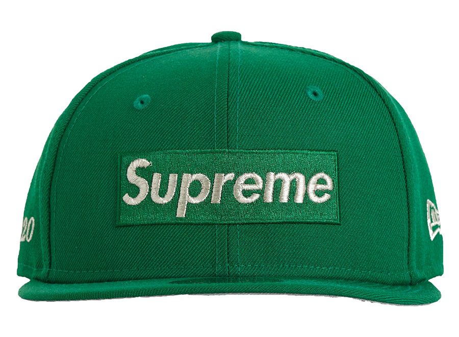 Supreme $1M Metallic Box Logo New Era Green