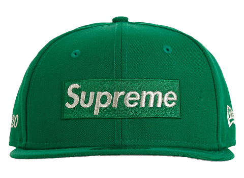Supreme $1M Metallic Box Logo New Era Green