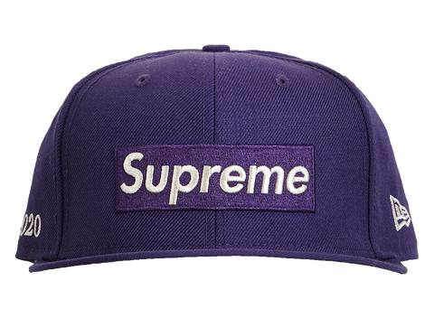 Supreme $1M Metallic Box Logo New Era Purple