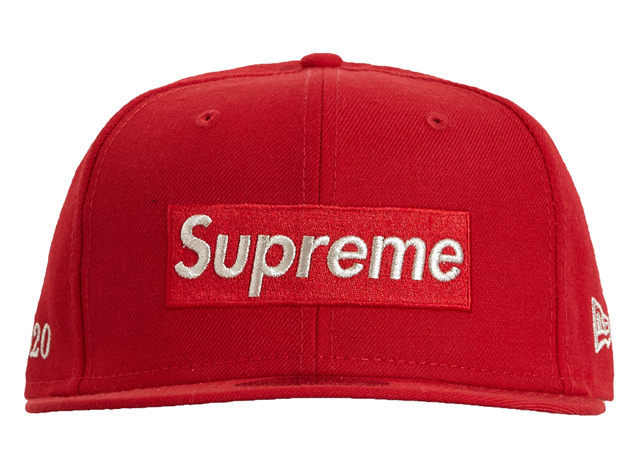 Supreme $1M Metallic Box Logo New Era Red