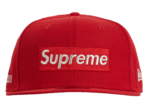 Supreme $1M Metallic Box Logo New Era Red