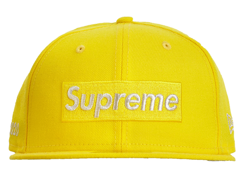 Supreme $1M Metallic Box Logo New Era Yellow