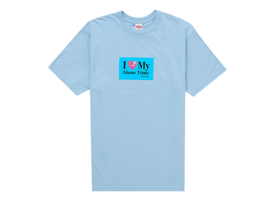 Supreme Alone Time Tee Powder Blue
