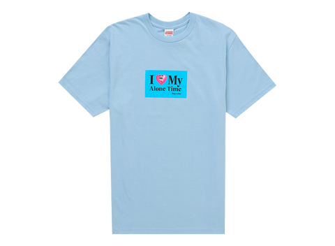 Supreme Alone Time Tee Powder Blue
