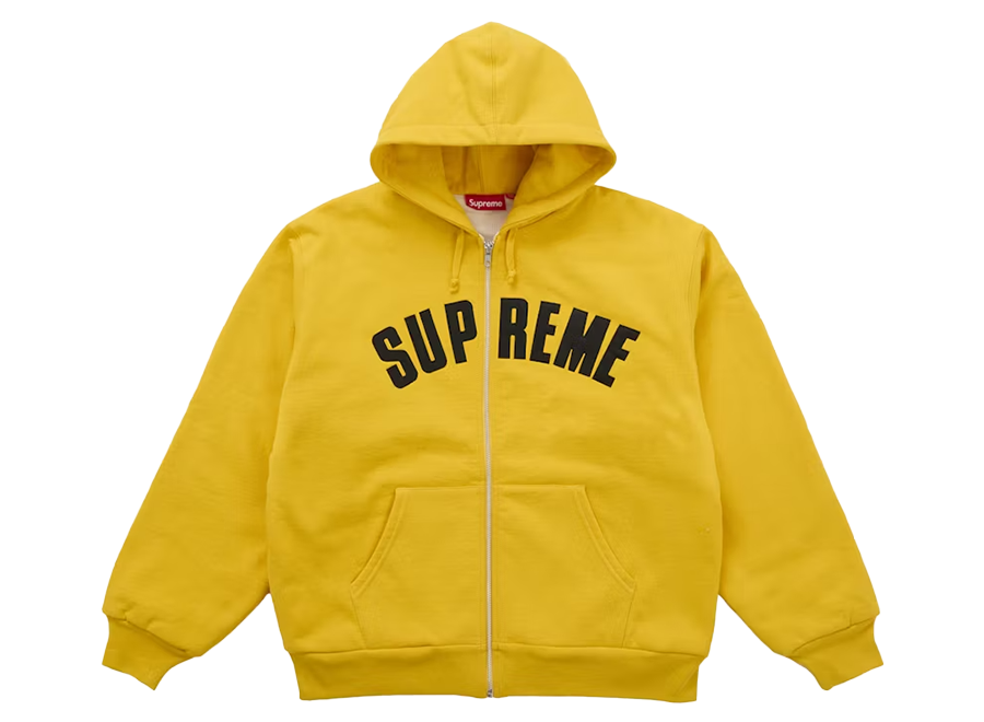 Supreme Arc Thermal Lined Zip Up Sweatshirt